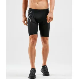 2XU Aero Vent Compression Shorts Men's Black Silver Reflective