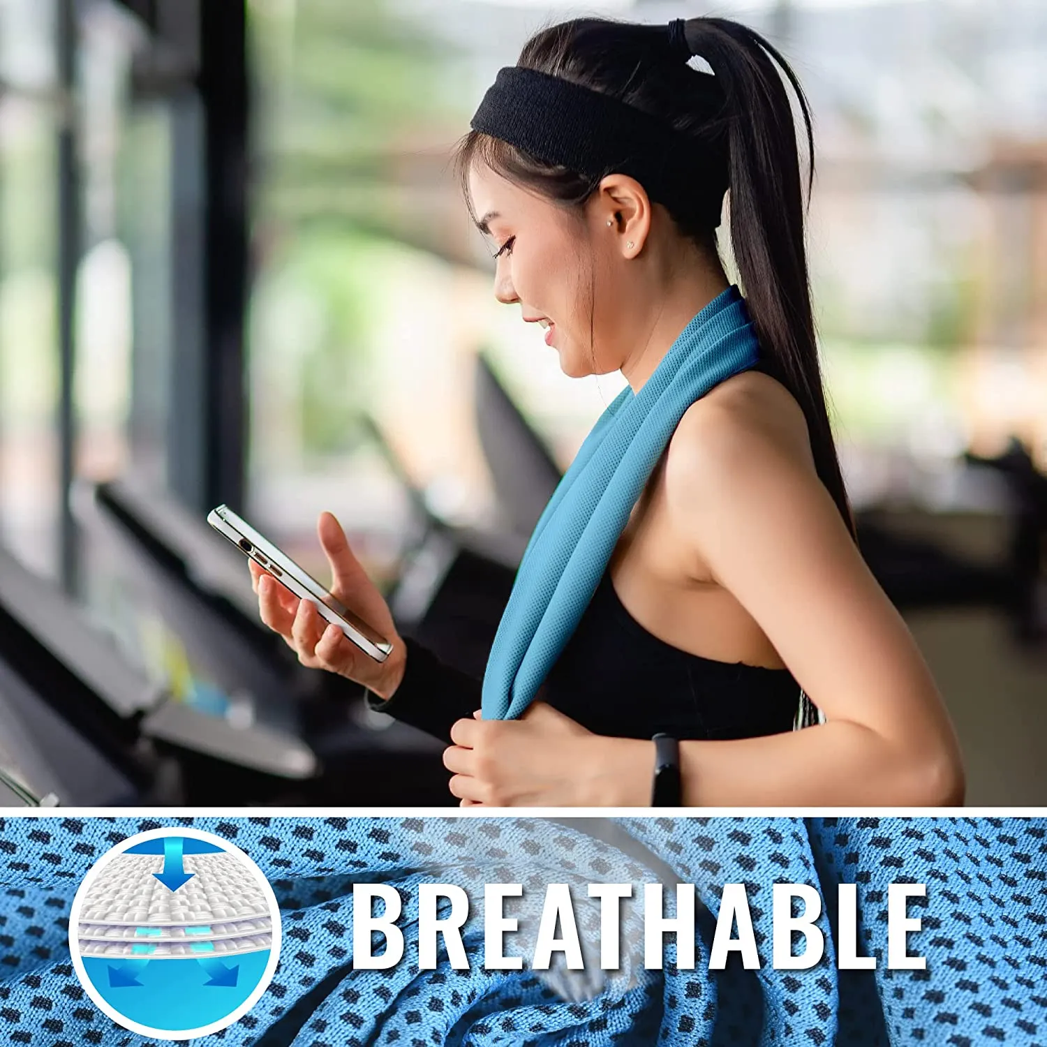 4pc Cooling Towels for Neck and Face - LIMITED QUANTITIES AVAILABLE
