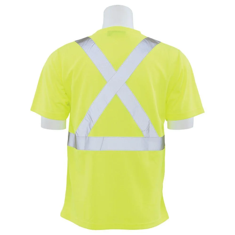 9006SX Class 2 Mesh T-Shirt with X-Back Reflective Tape
