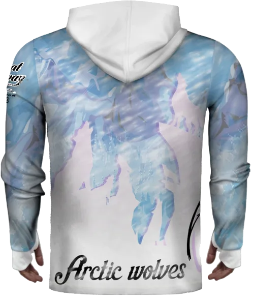 Arctic Wolves Sun Hoodie
