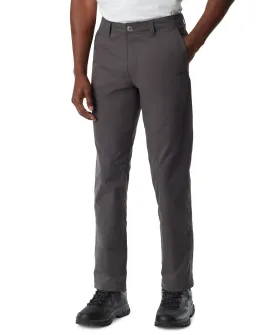 BASS OUTDOOR Mens Straight Fit Traveler Pants Asphalt Grey 34