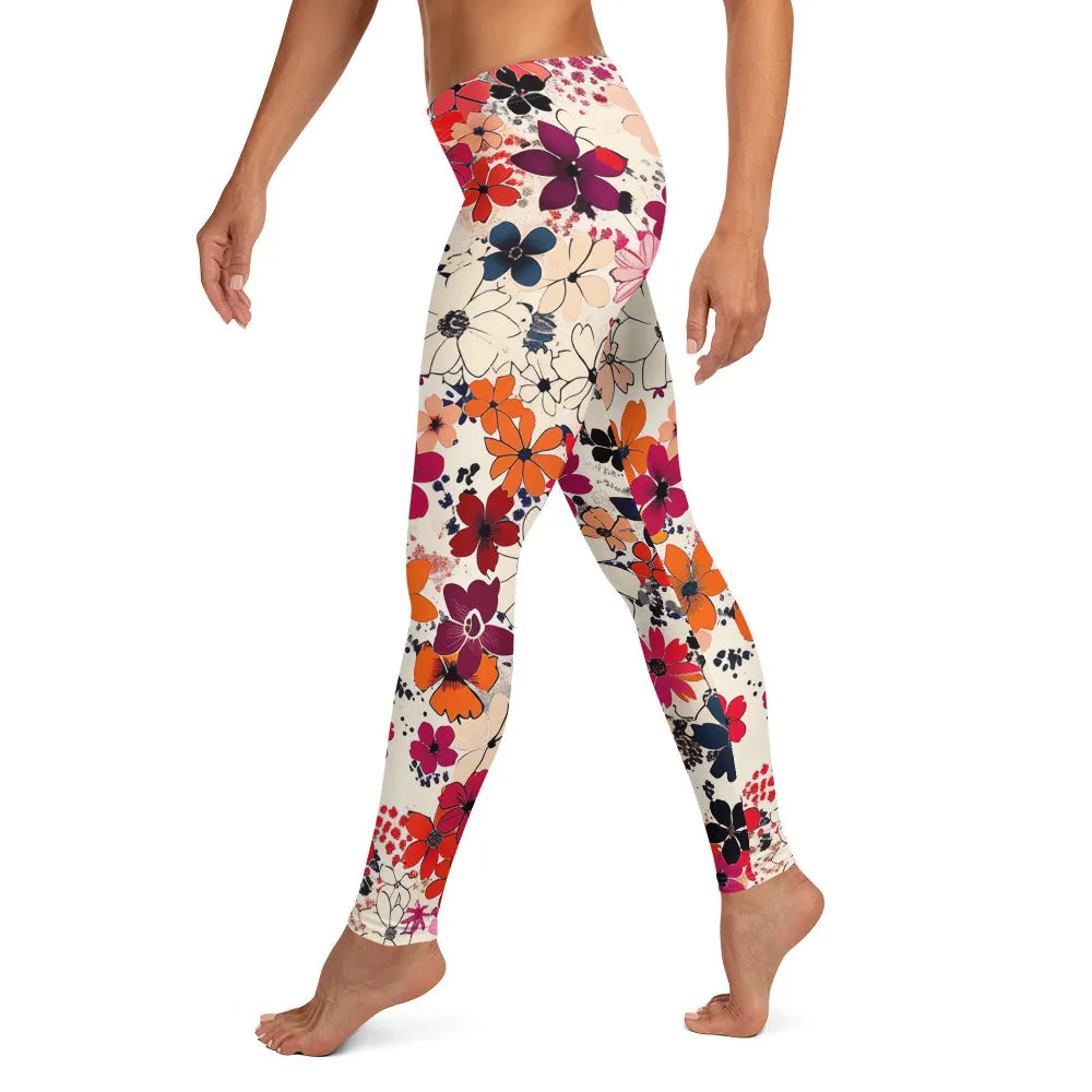 Beautiful Lovely Floral Leggings