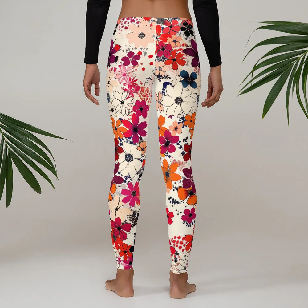 Beautiful Lovely Floral Leggings