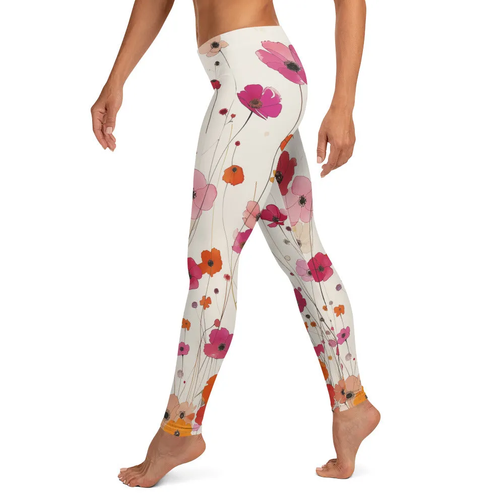 Beautiful Nature Inspired Floral Leggings