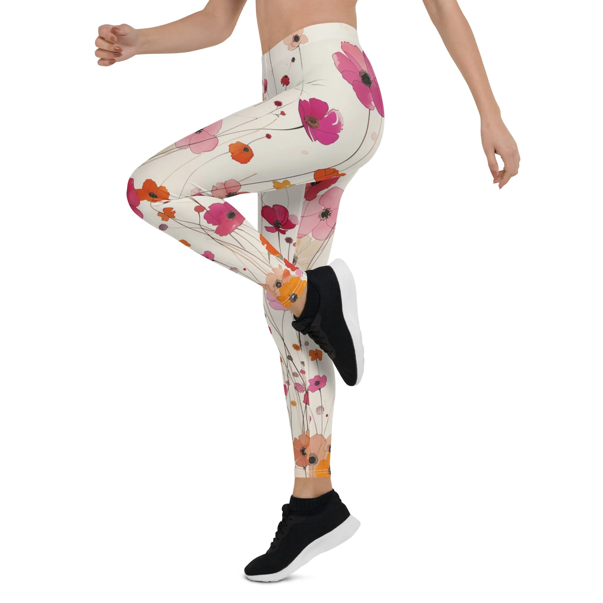 Beautiful Nature Inspired Floral Leggings