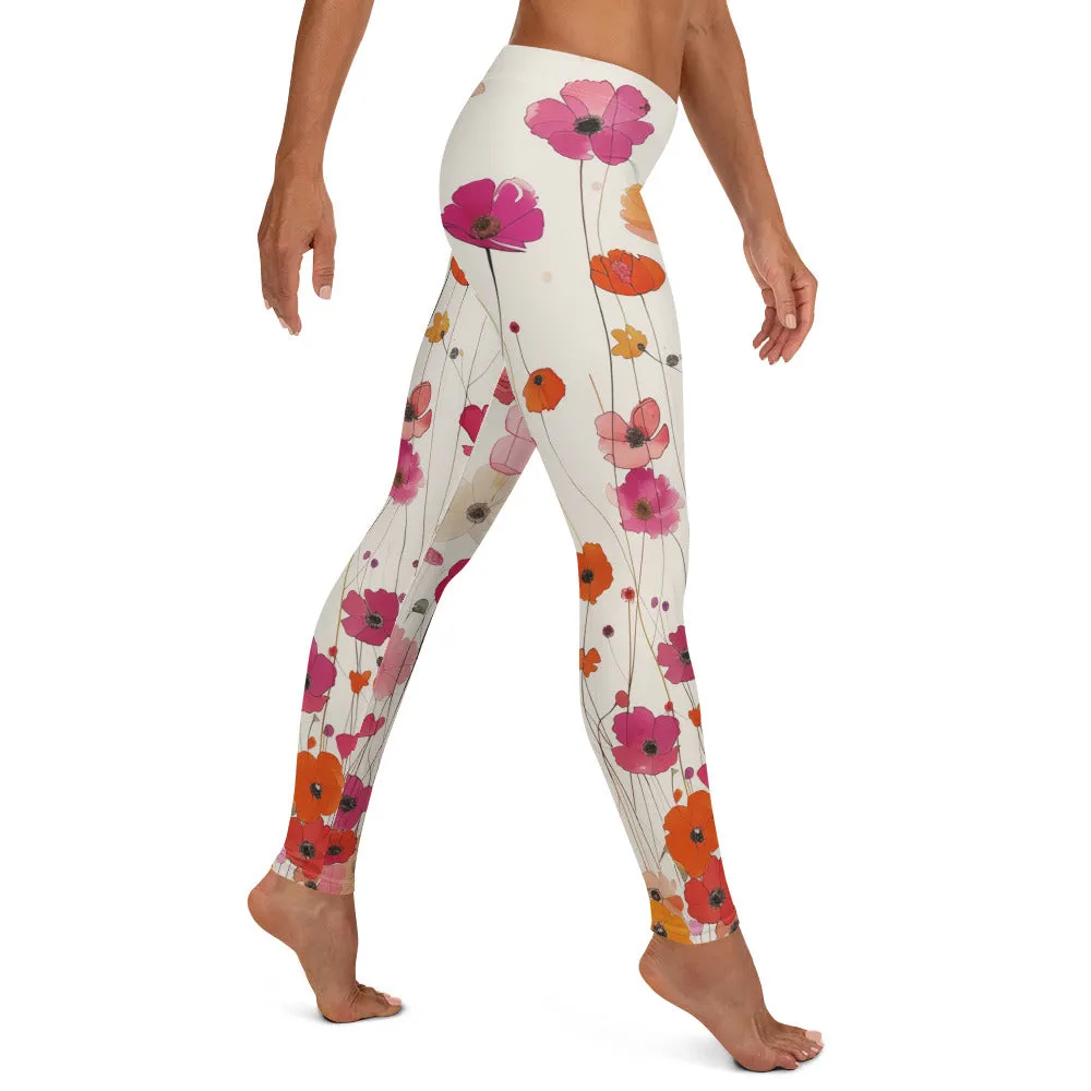 Beautiful Nature Inspired Floral Leggings