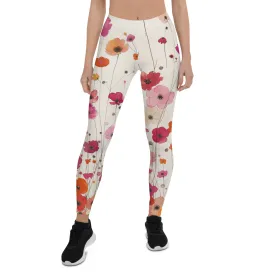 Beautiful Nature Inspired Floral Leggings