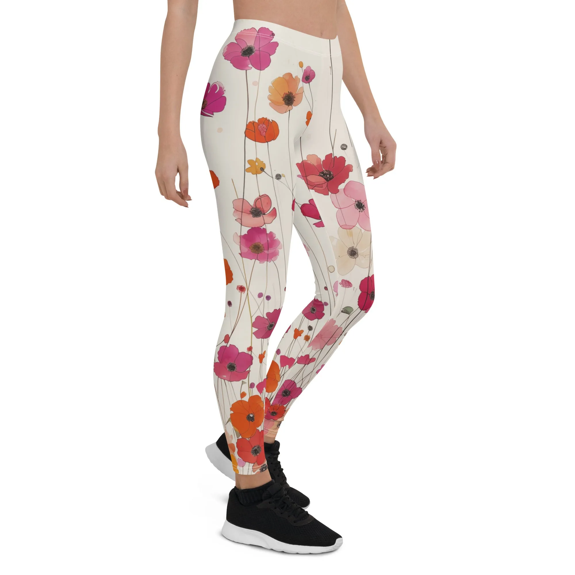 Beautiful Nature Inspired Floral Leggings