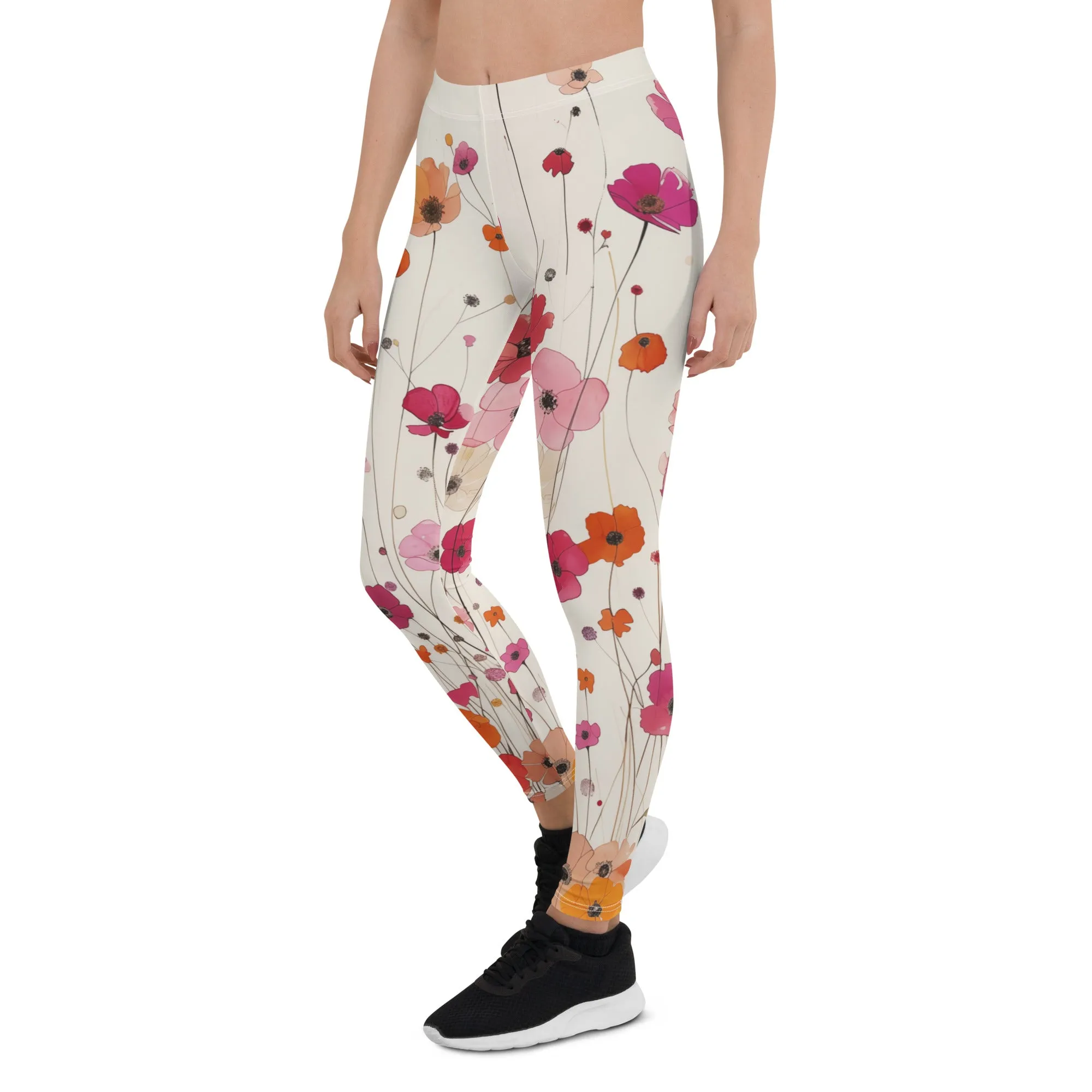 Beautiful Nature Inspired Floral Leggings