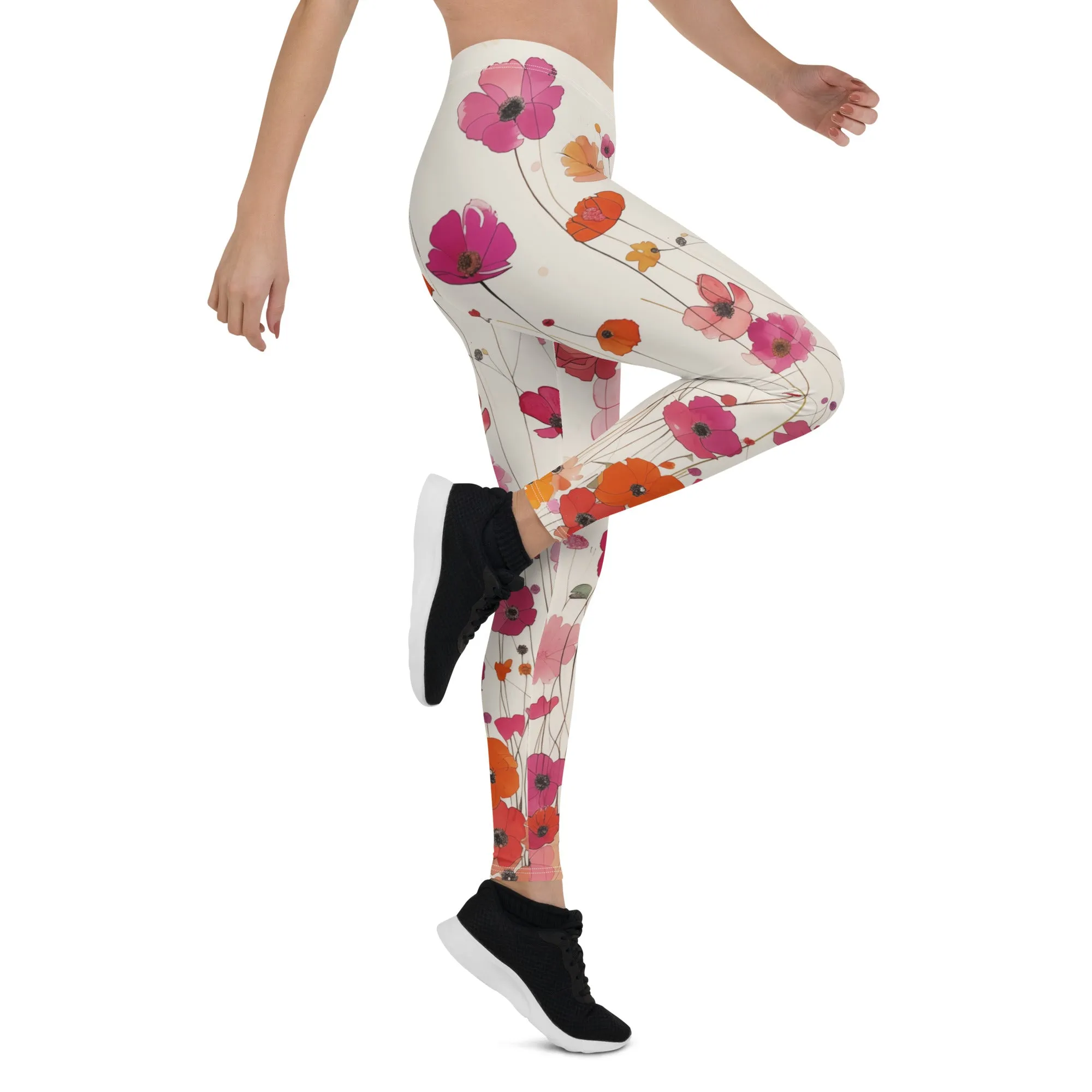 Beautiful Nature Inspired Floral Leggings