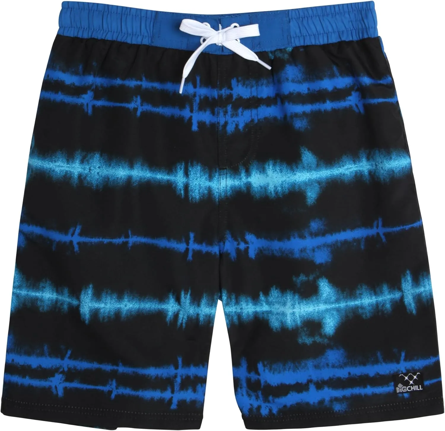 Big Chill Boys Rash Guard Set - 2 Piece UPF 50  Long Sleeve Swim Shirt and Bathing Suit Swim Trunks for Boys (Sizes: 4-14)