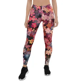 Blossomed Girly Floral Leggings