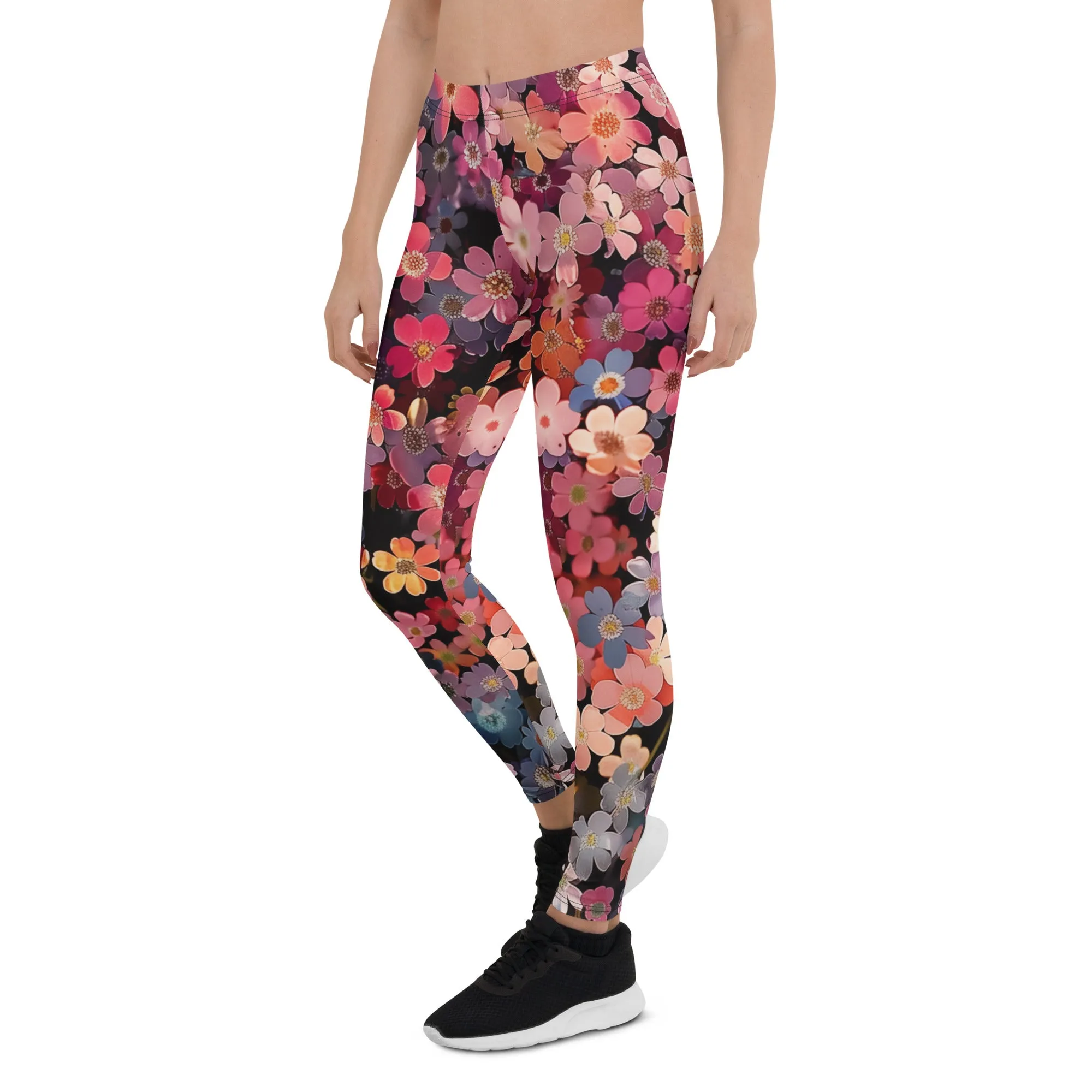 Blossomed Girly Floral Leggings