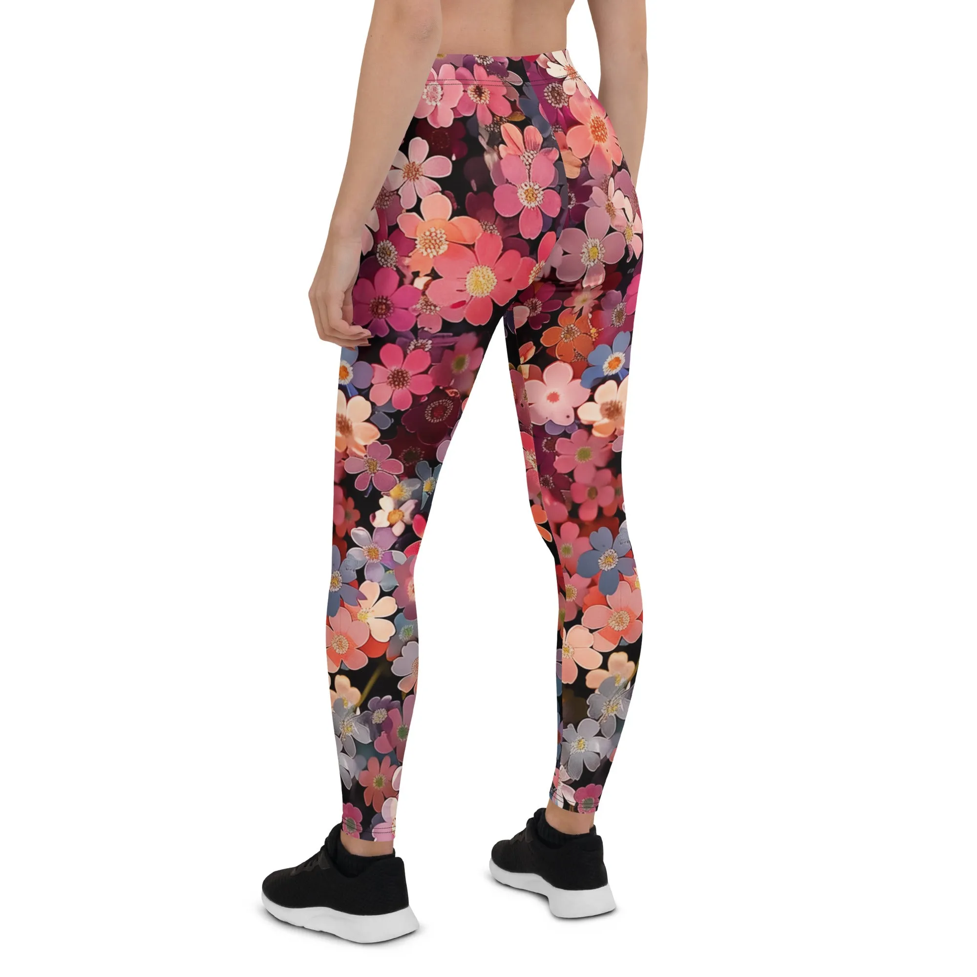 Blossomed Girly Floral Leggings