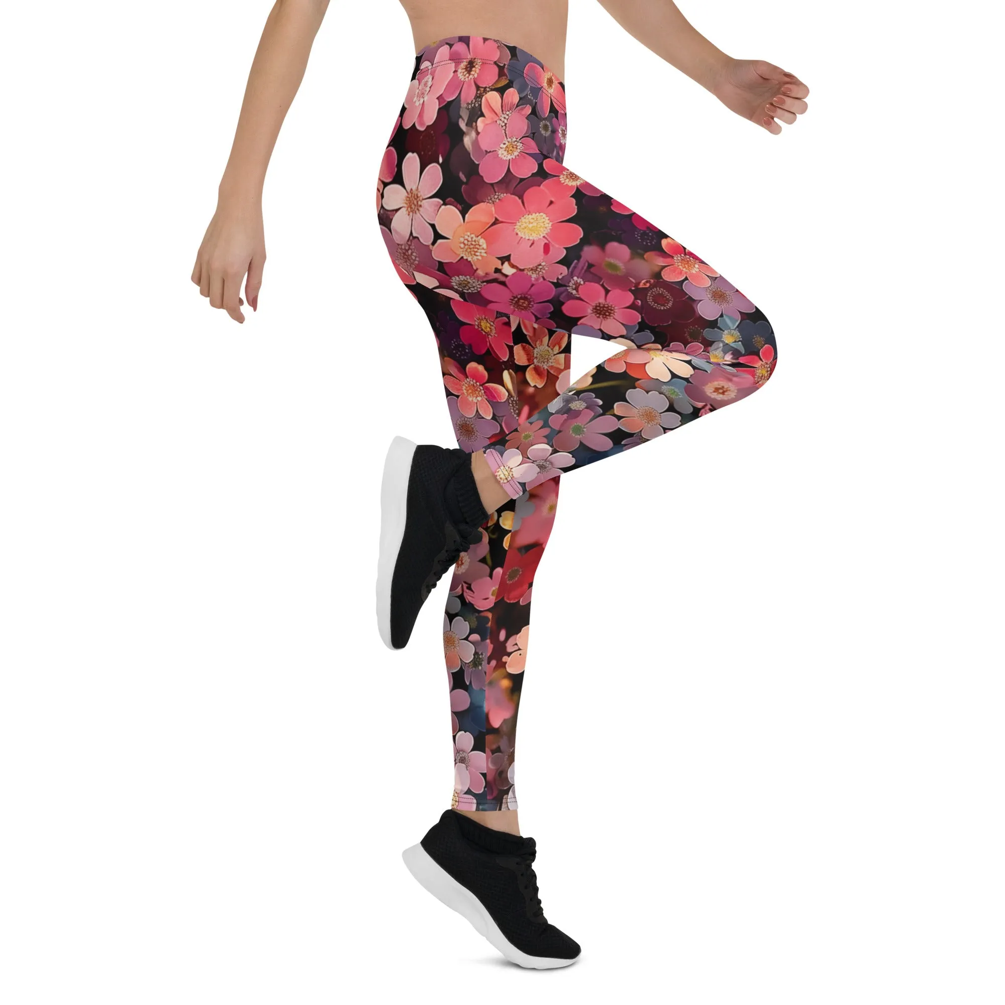 Blossomed Girly Floral Leggings