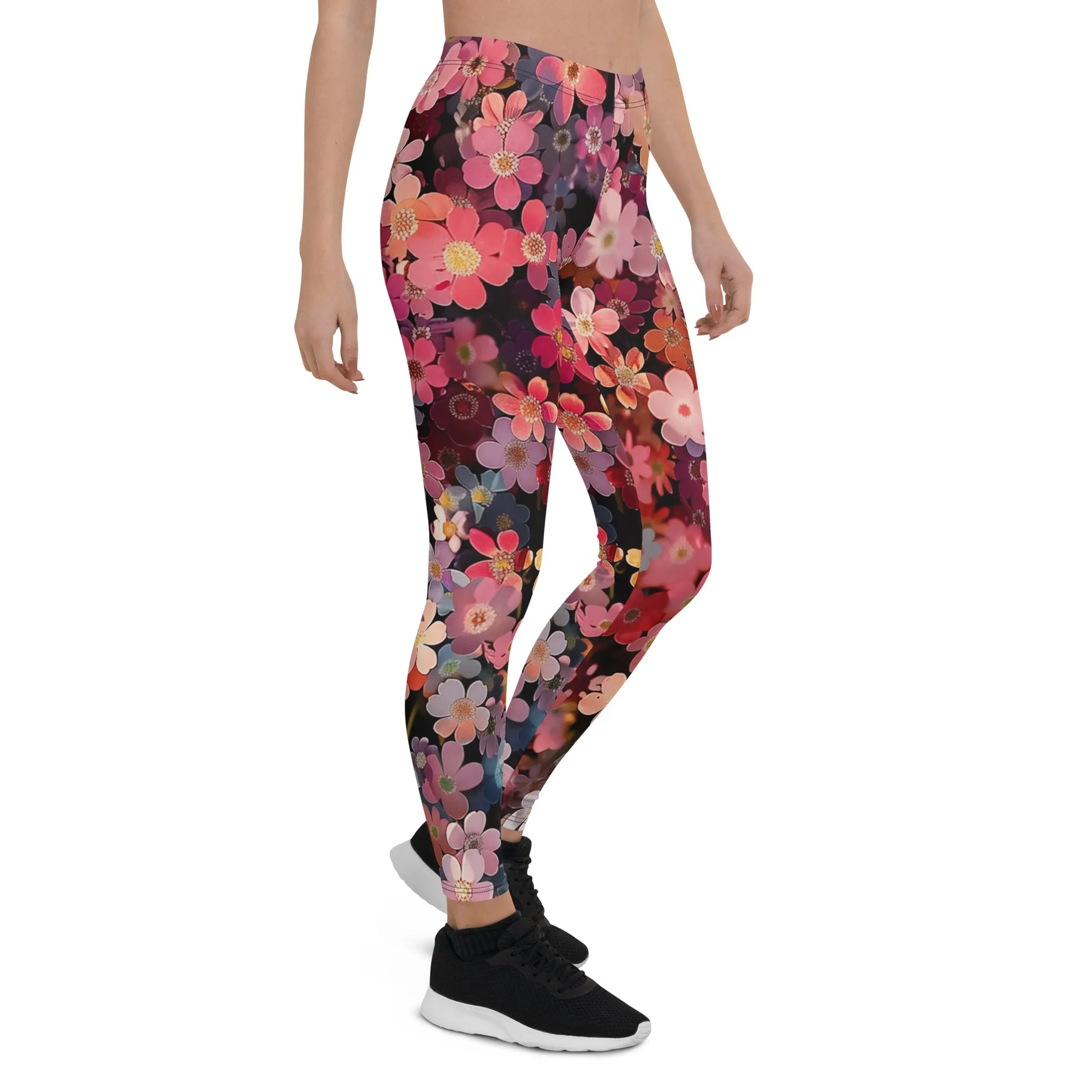 Blossomed Girly Floral Leggings