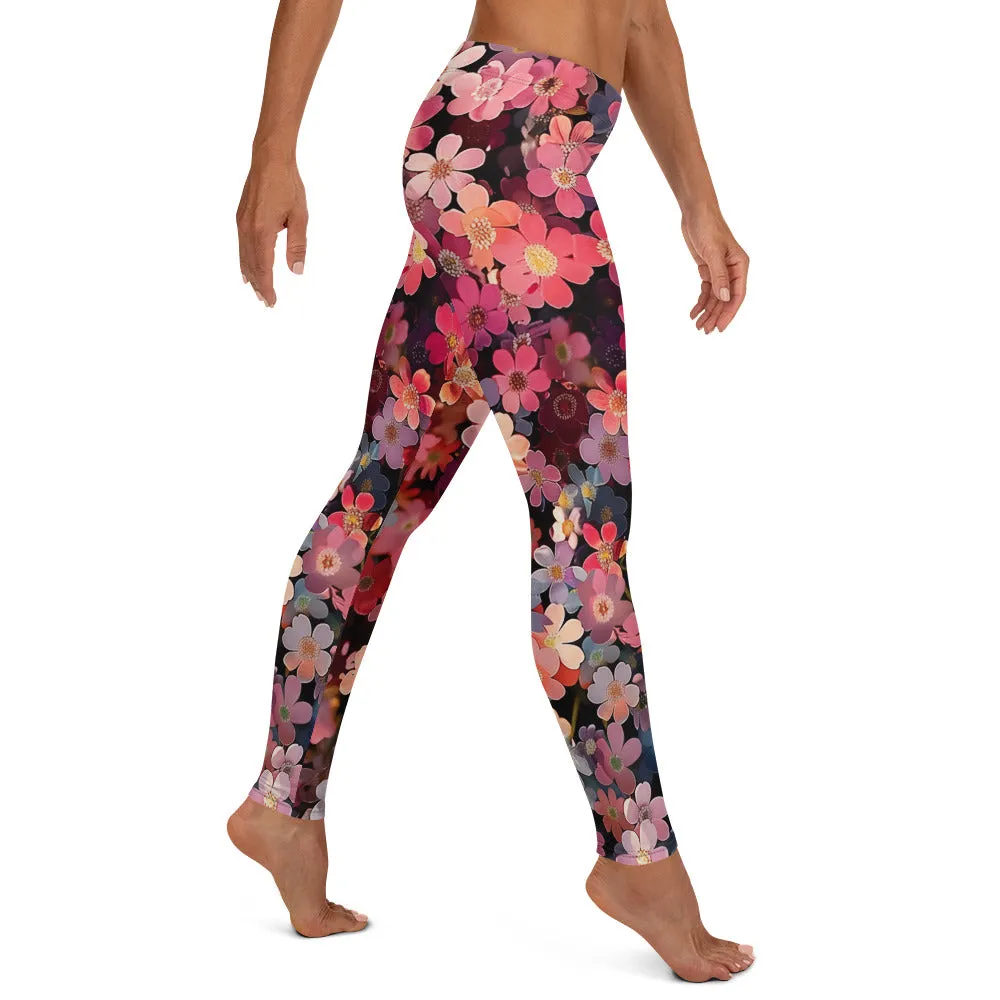 Blossomed Girly Floral Leggings