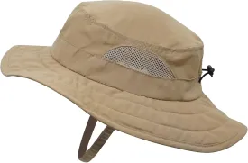 Connectyle Kids Sun Hat for Boys Girls Wide Brim Bucket Hat UPF 50  Sun Protection Hat Breathable Summer Beach Hat