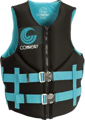 Connelly CWB Women's Promo Neo Vest - Coast Guard Approved, Large, Aqua