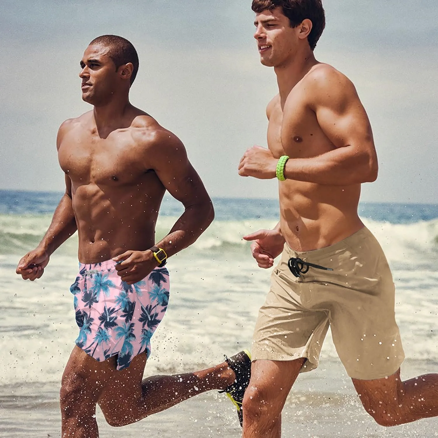 COOFANDY Men's Swim Trunks Quick Dry Board Shorts Swimsuit Swimwear Bathing Suit