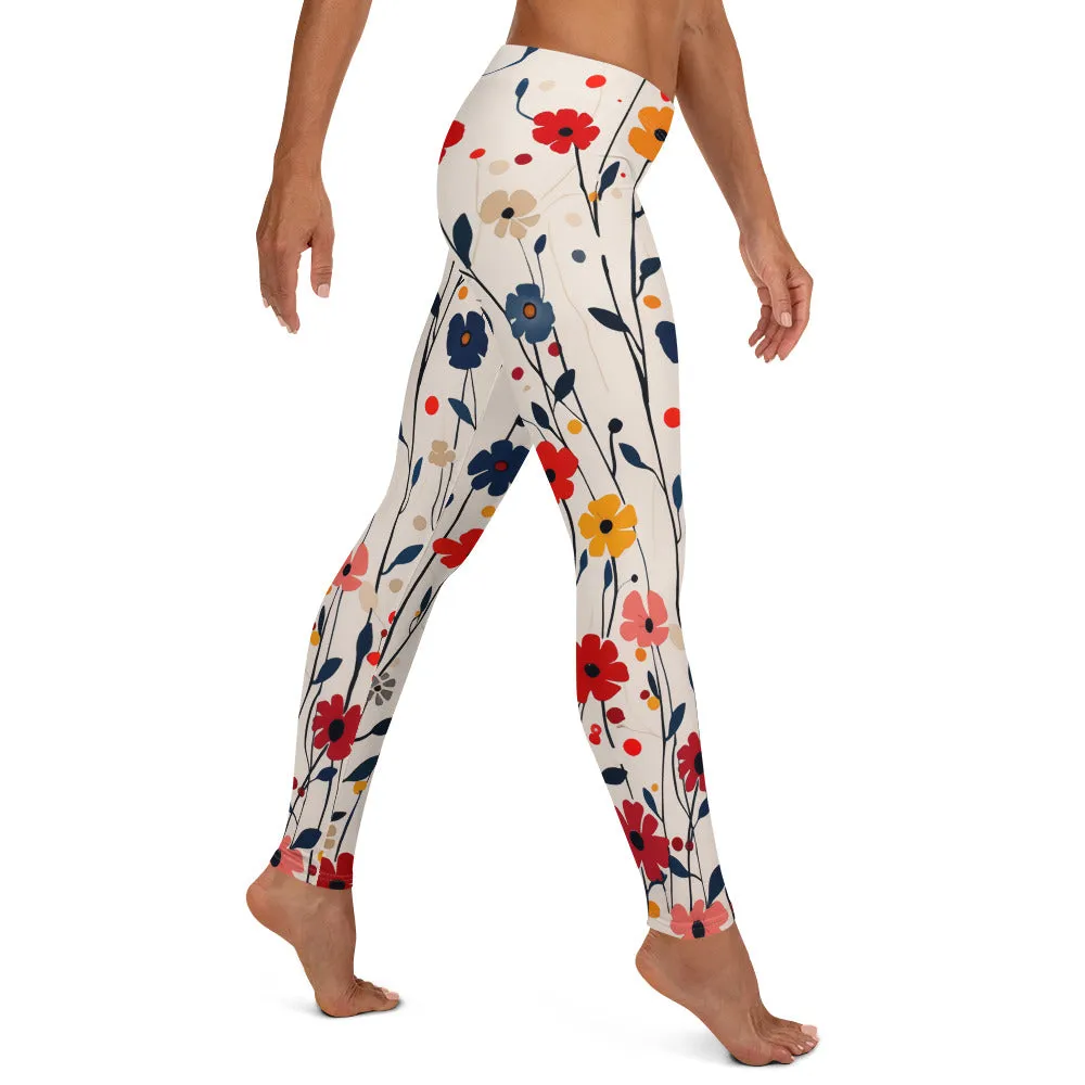 Cool Floral Designer Leggings