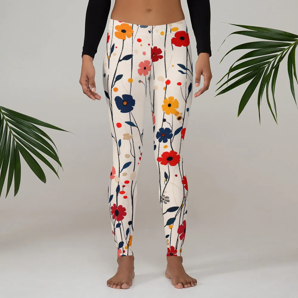 Cool Floral Designer Leggings