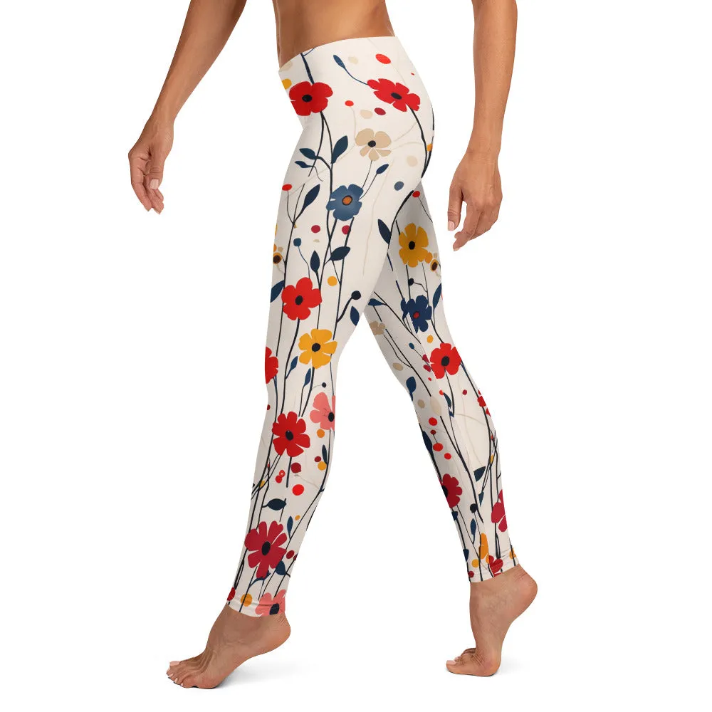 Cool Floral Designer Leggings