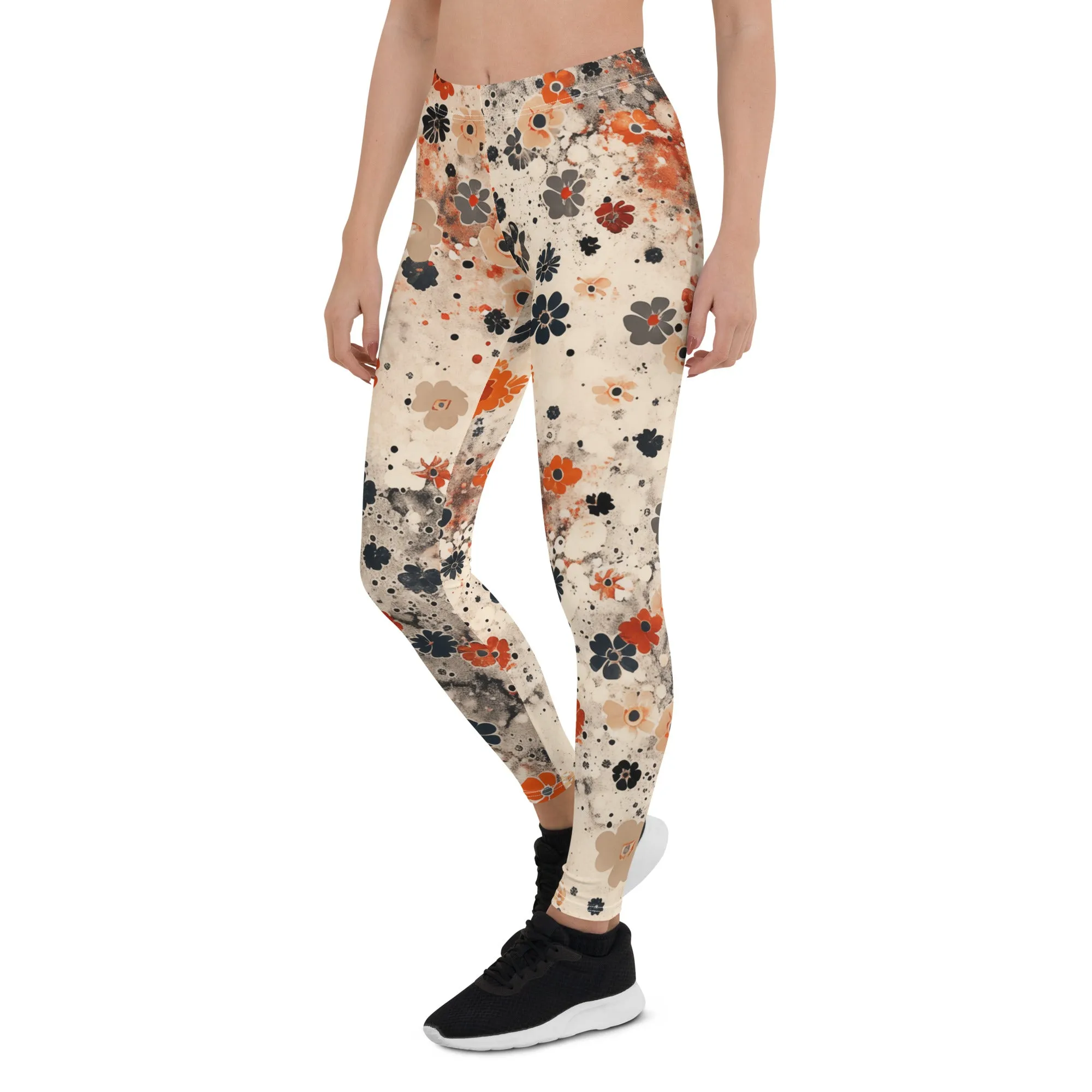 Cool Sport Fall Floral Leggings