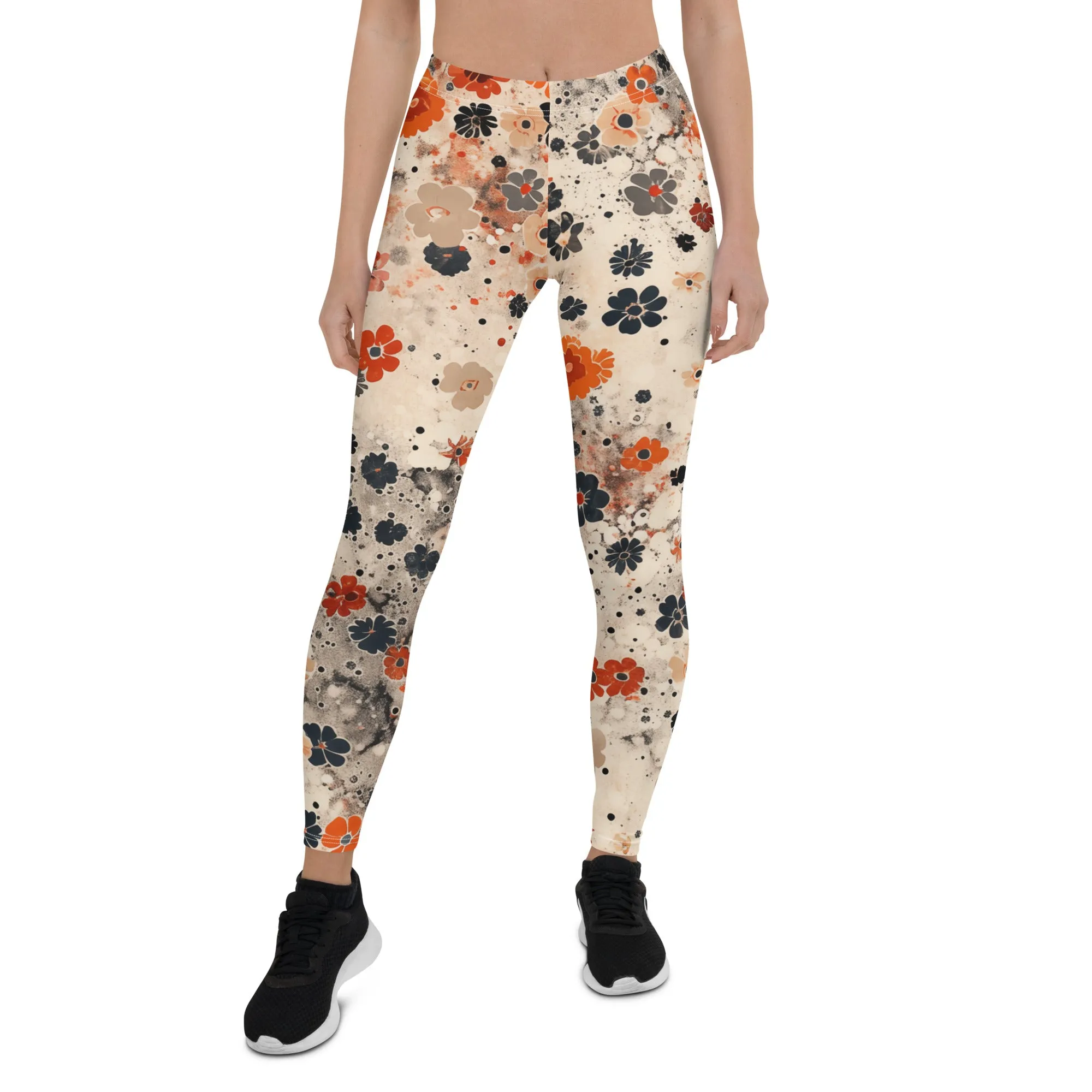Cool Sport Fall Floral Leggings