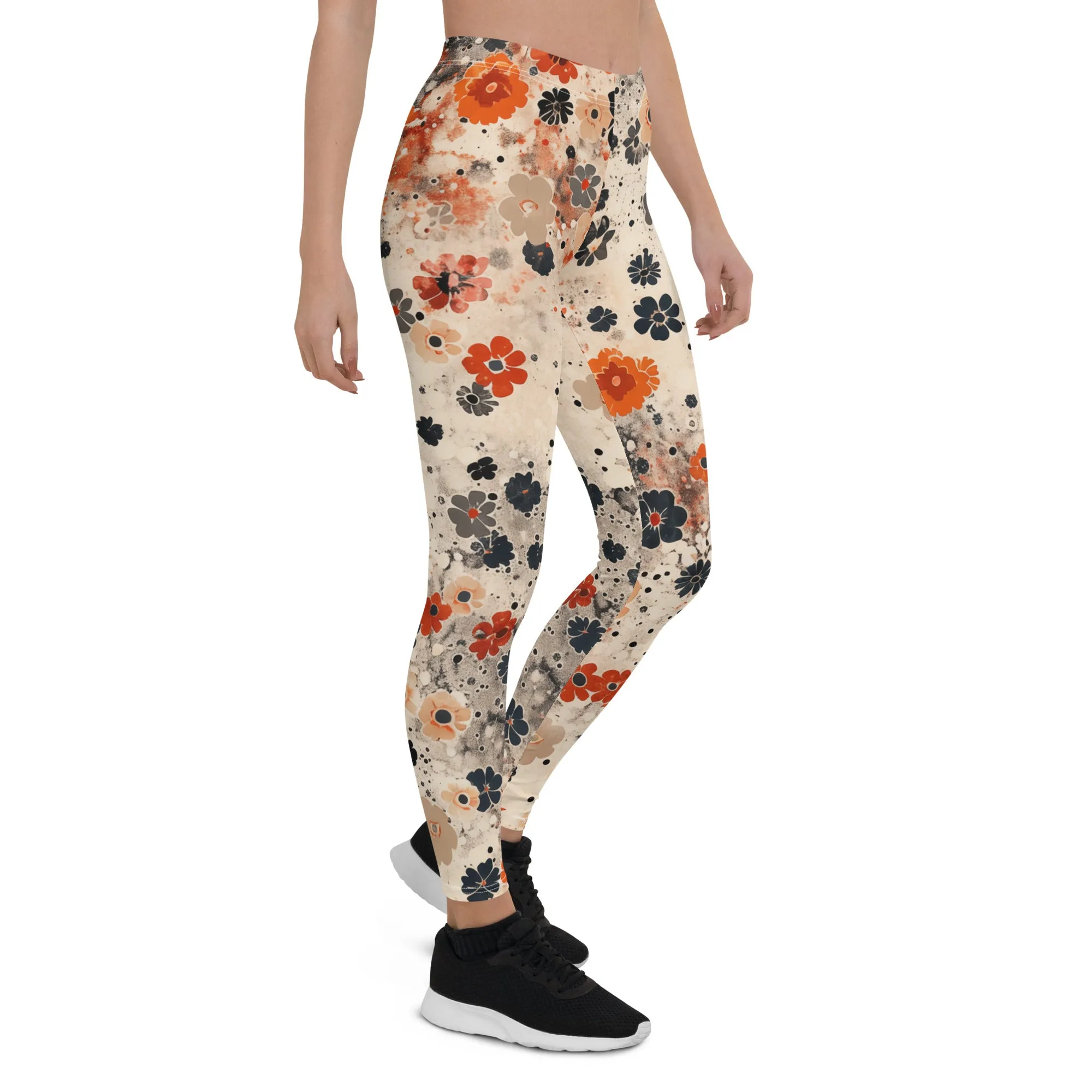 Cool Sport Fall Floral Leggings