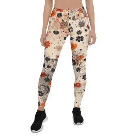 Cool Sport Fall Floral Leggings