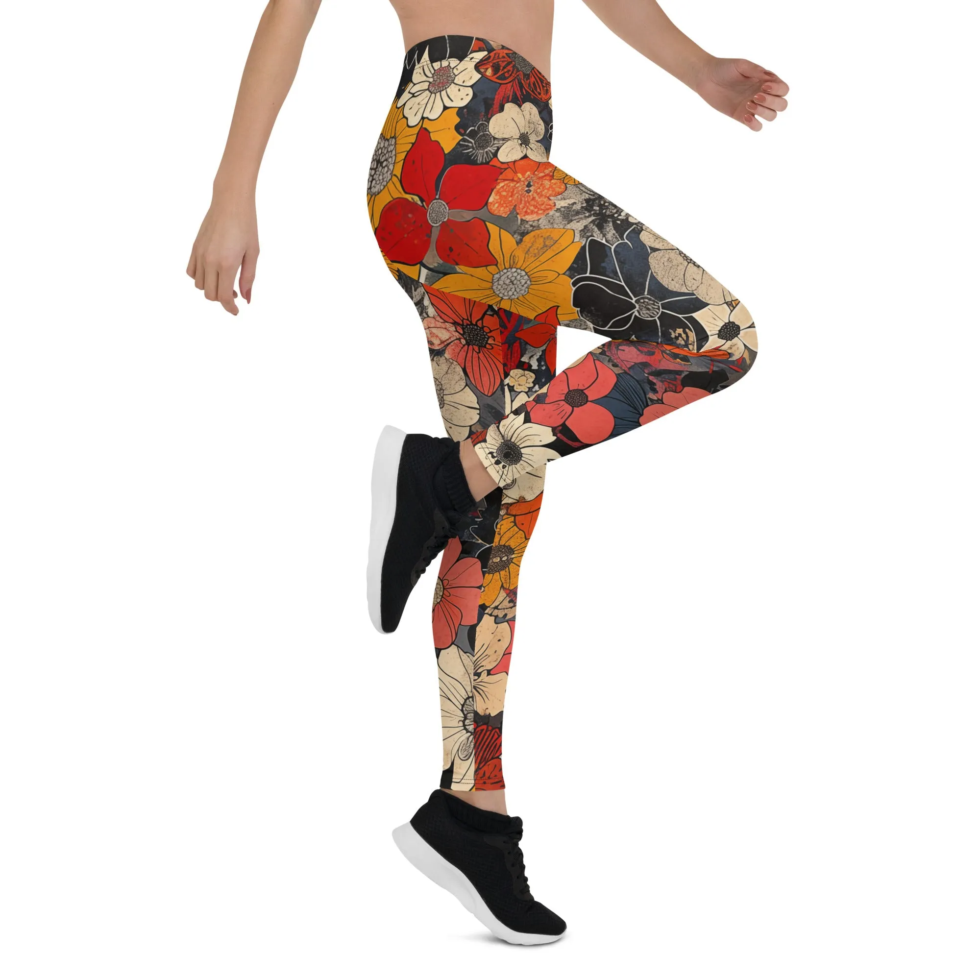 Creative Dusty Floral Leggings