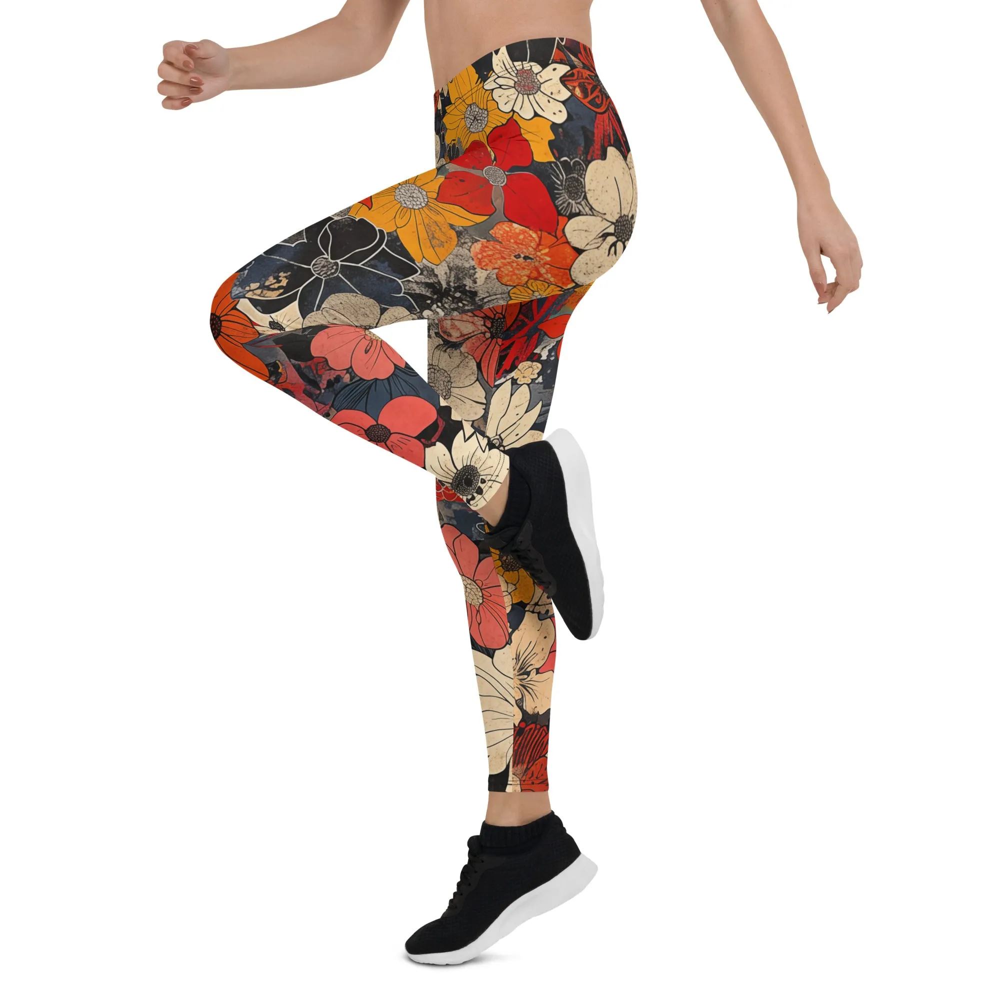 Creative Dusty Floral Leggings