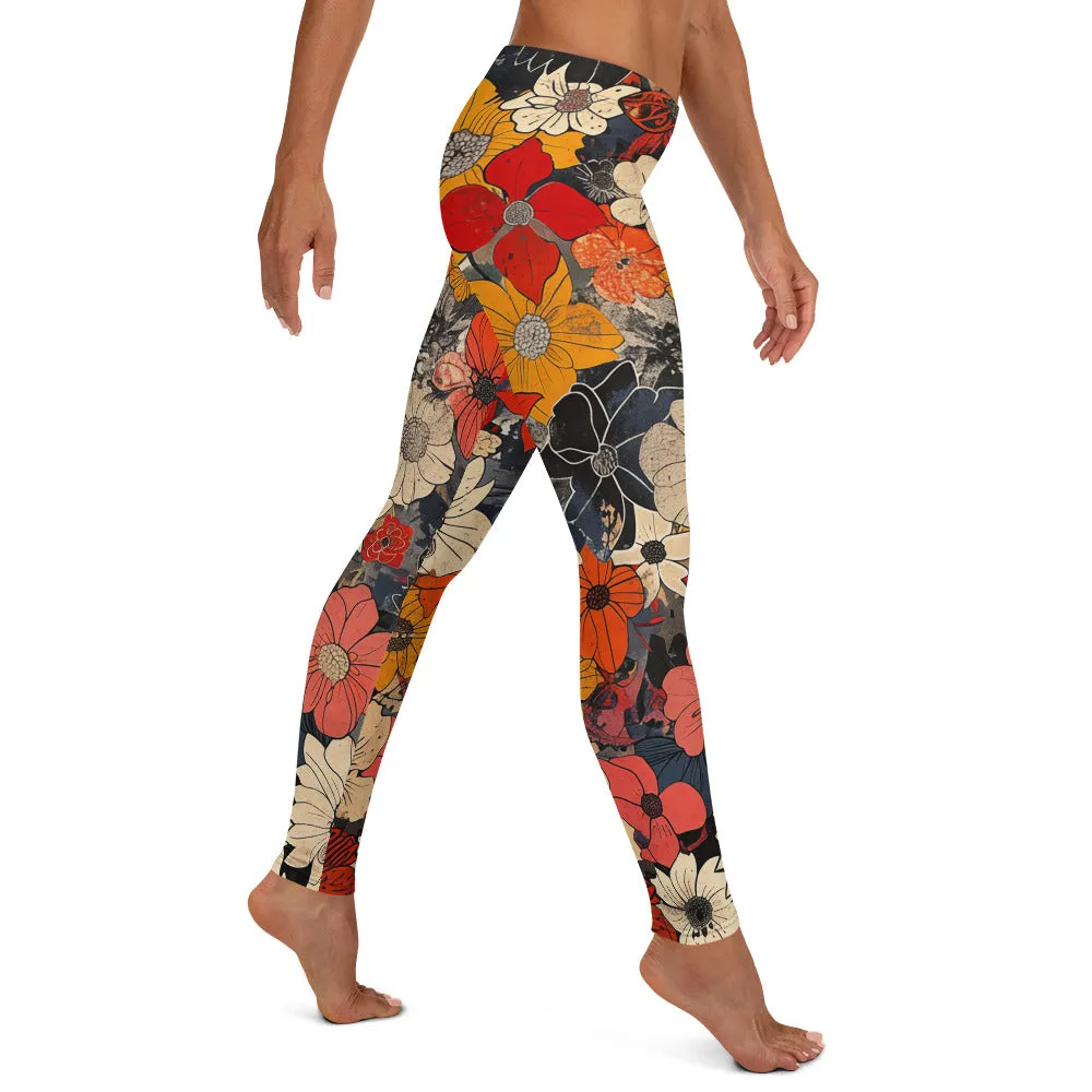 Creative Dusty Floral Leggings