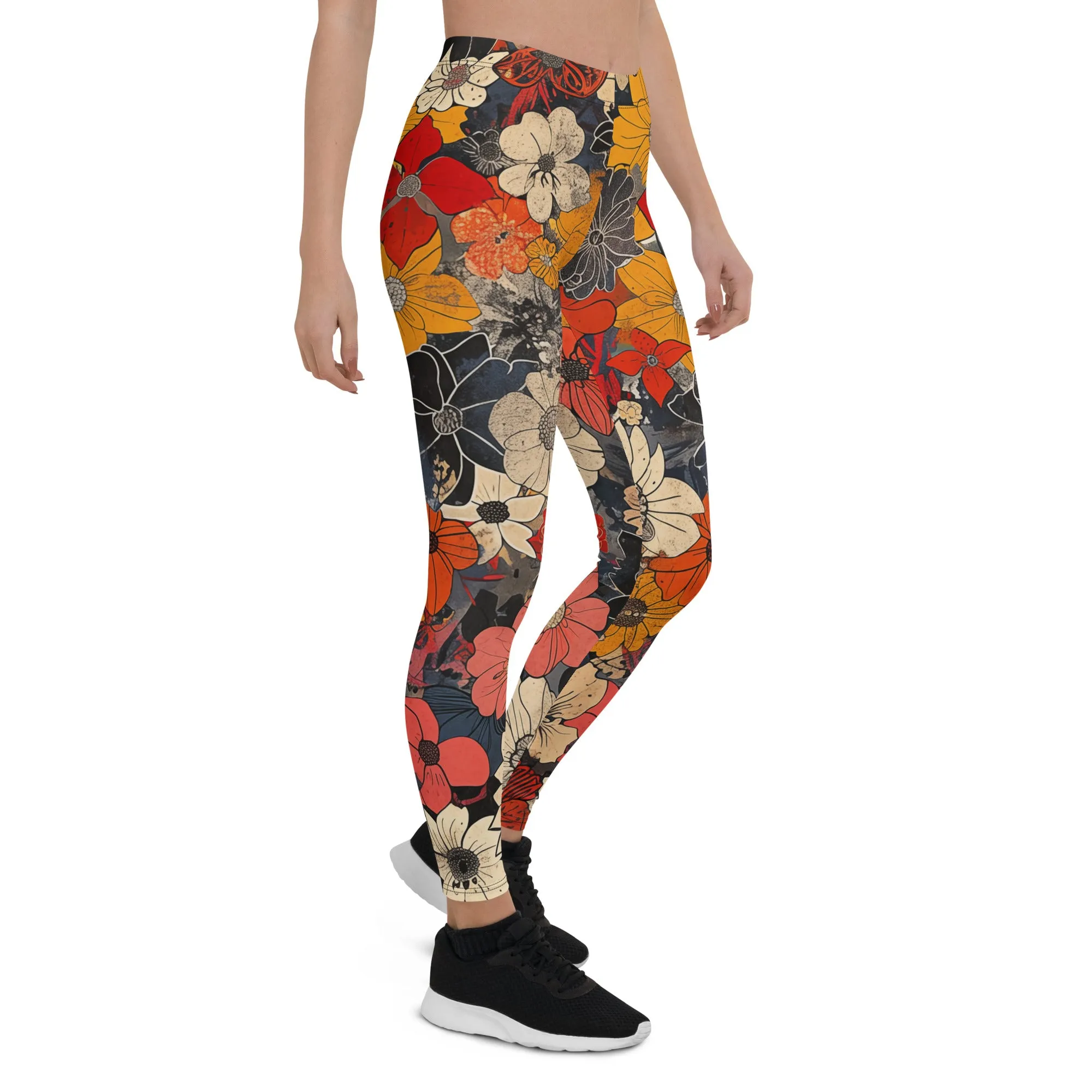 Creative Dusty Floral Leggings