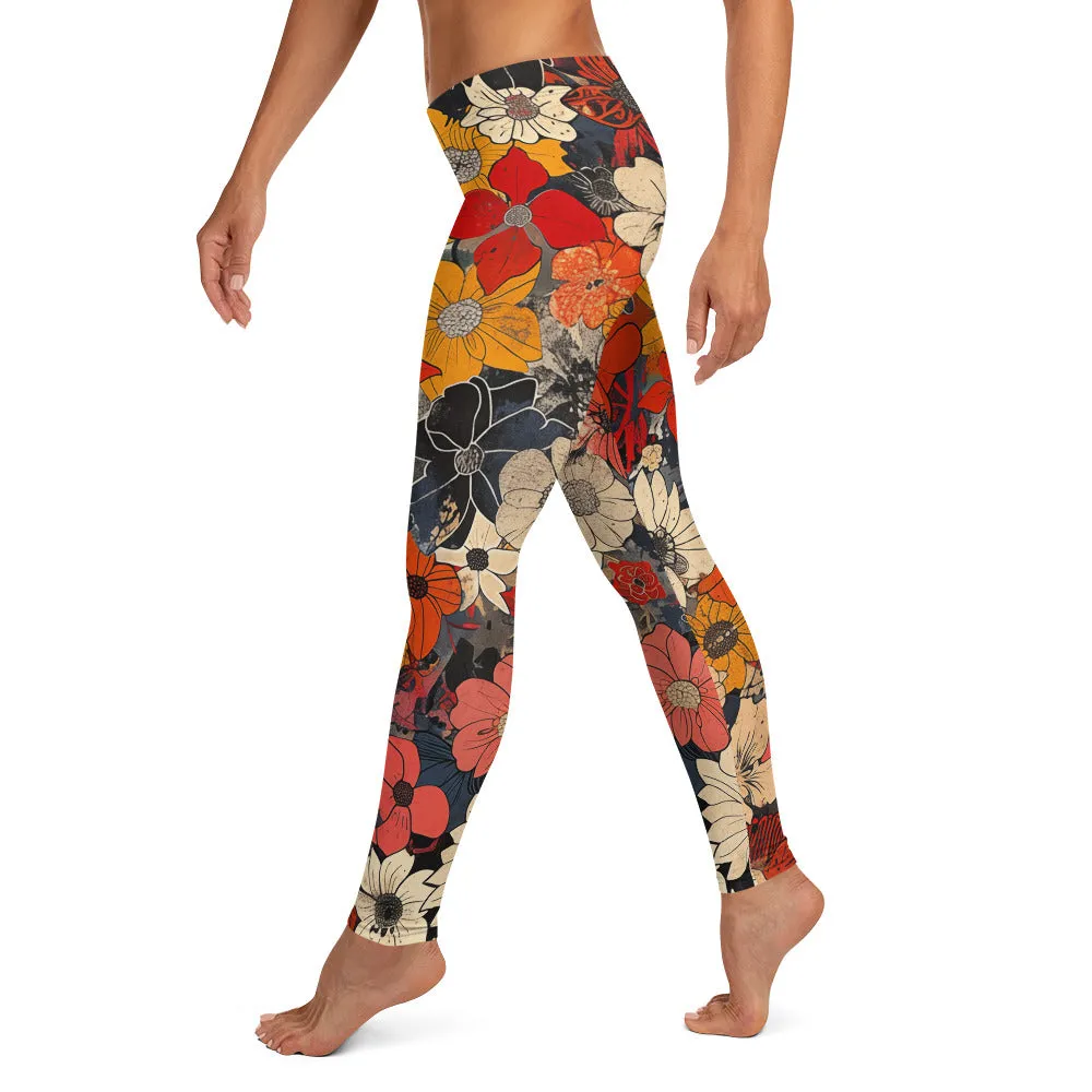 Creative Dusty Floral Leggings