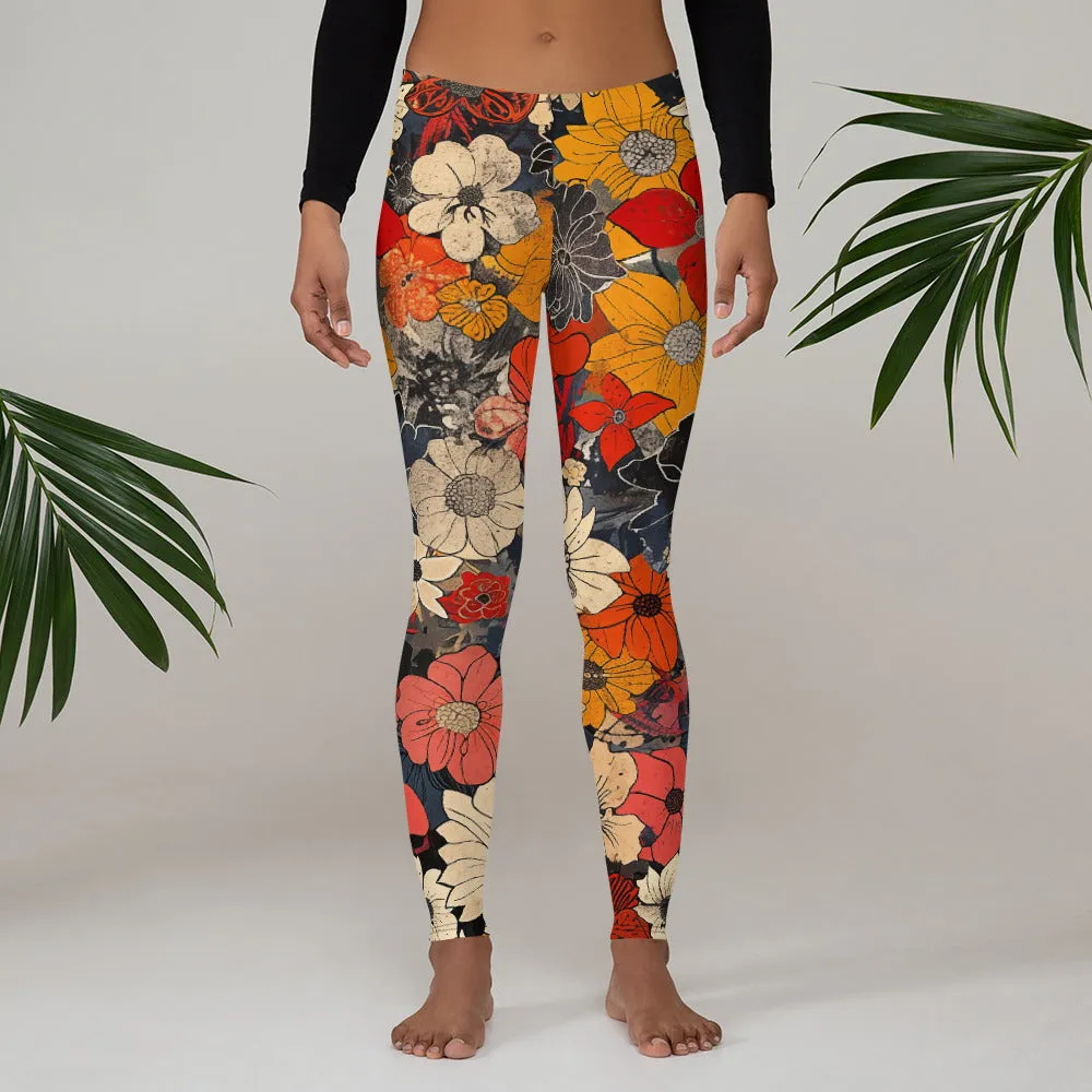 Creative Dusty Floral Leggings