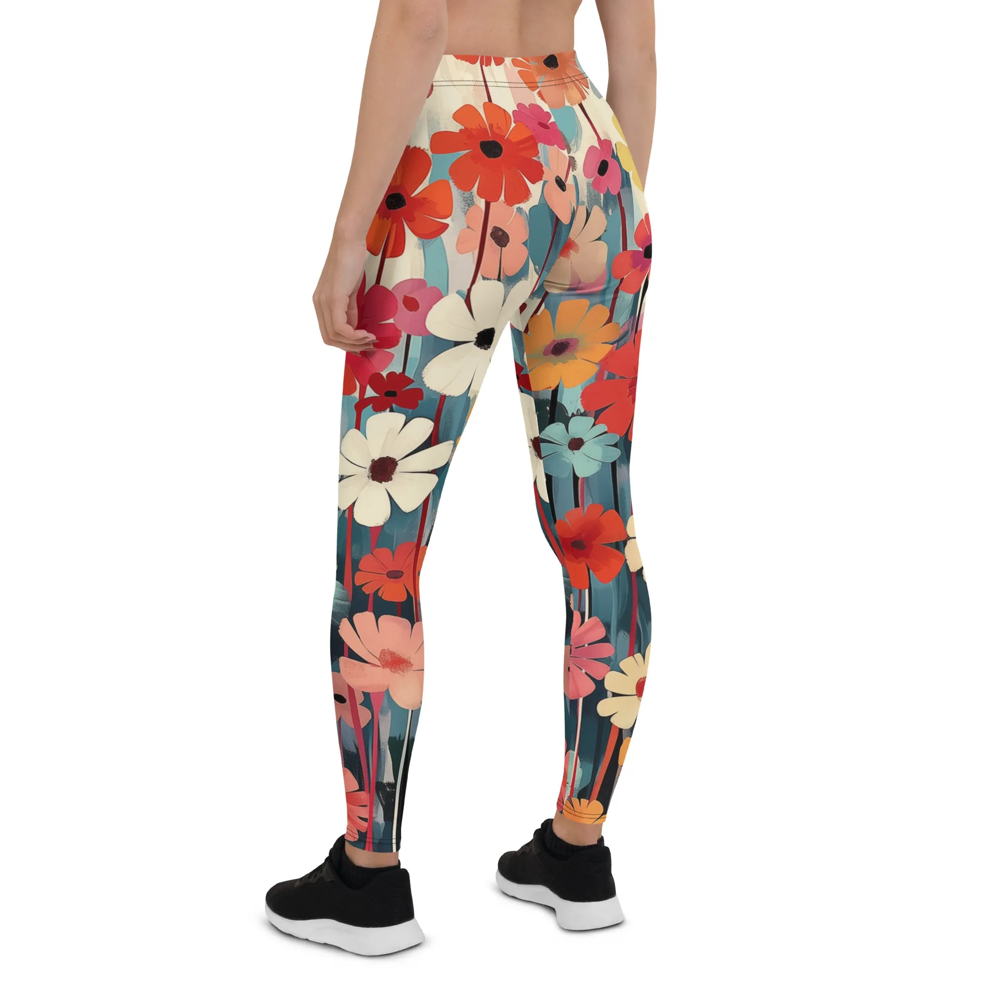 Creative Flowery Leggings