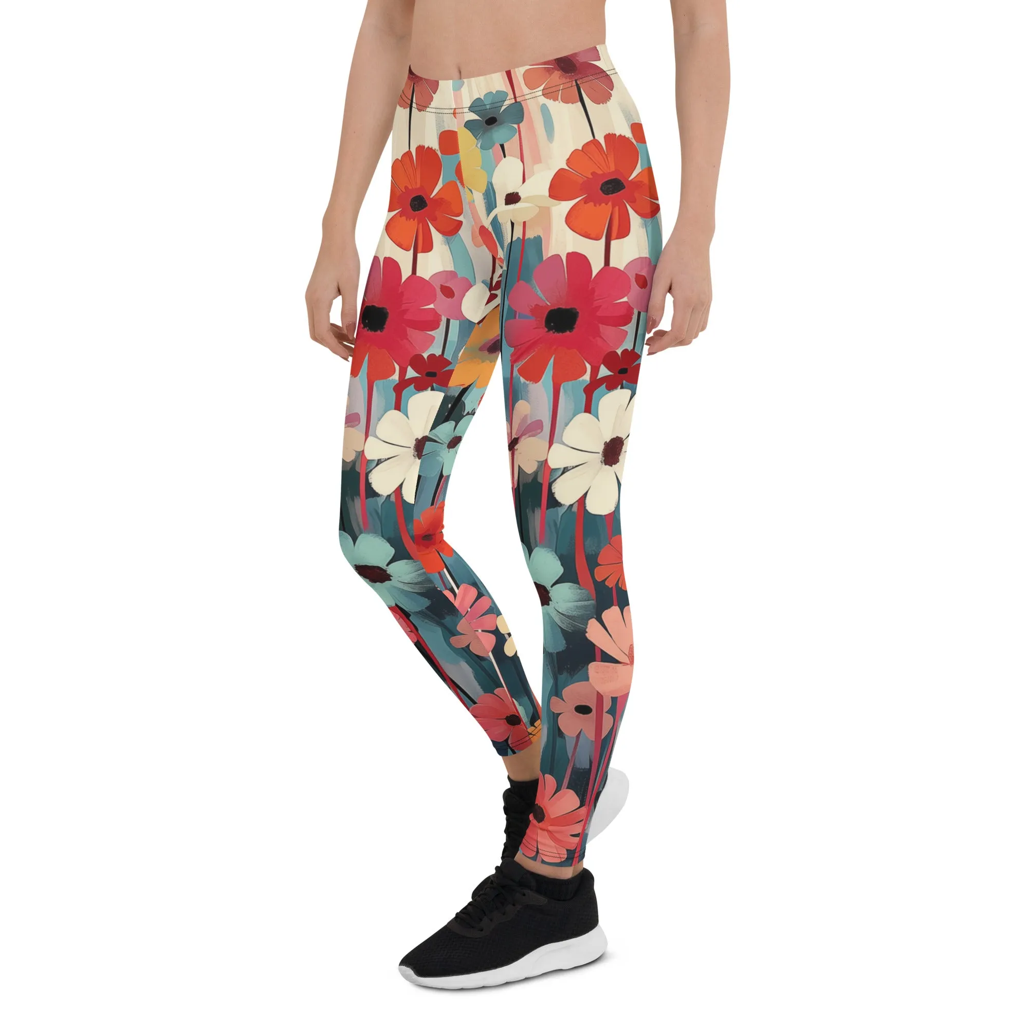 Creative Flowery Leggings