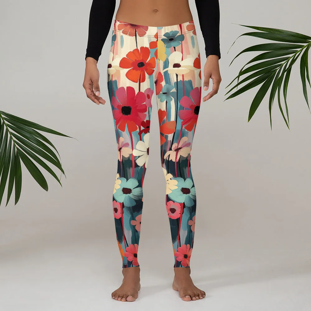 Creative Flowery Leggings