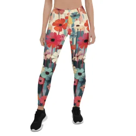 Creative Flowery Leggings