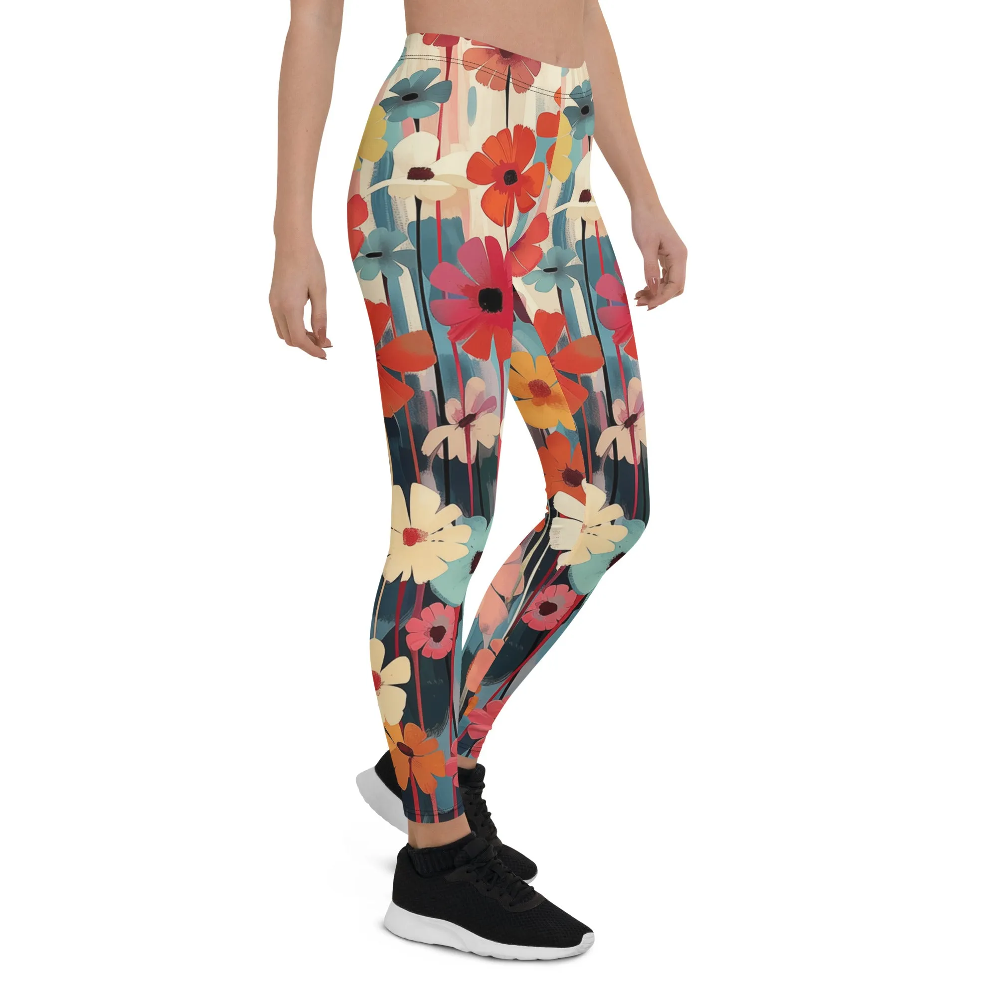 Creative Flowery Leggings