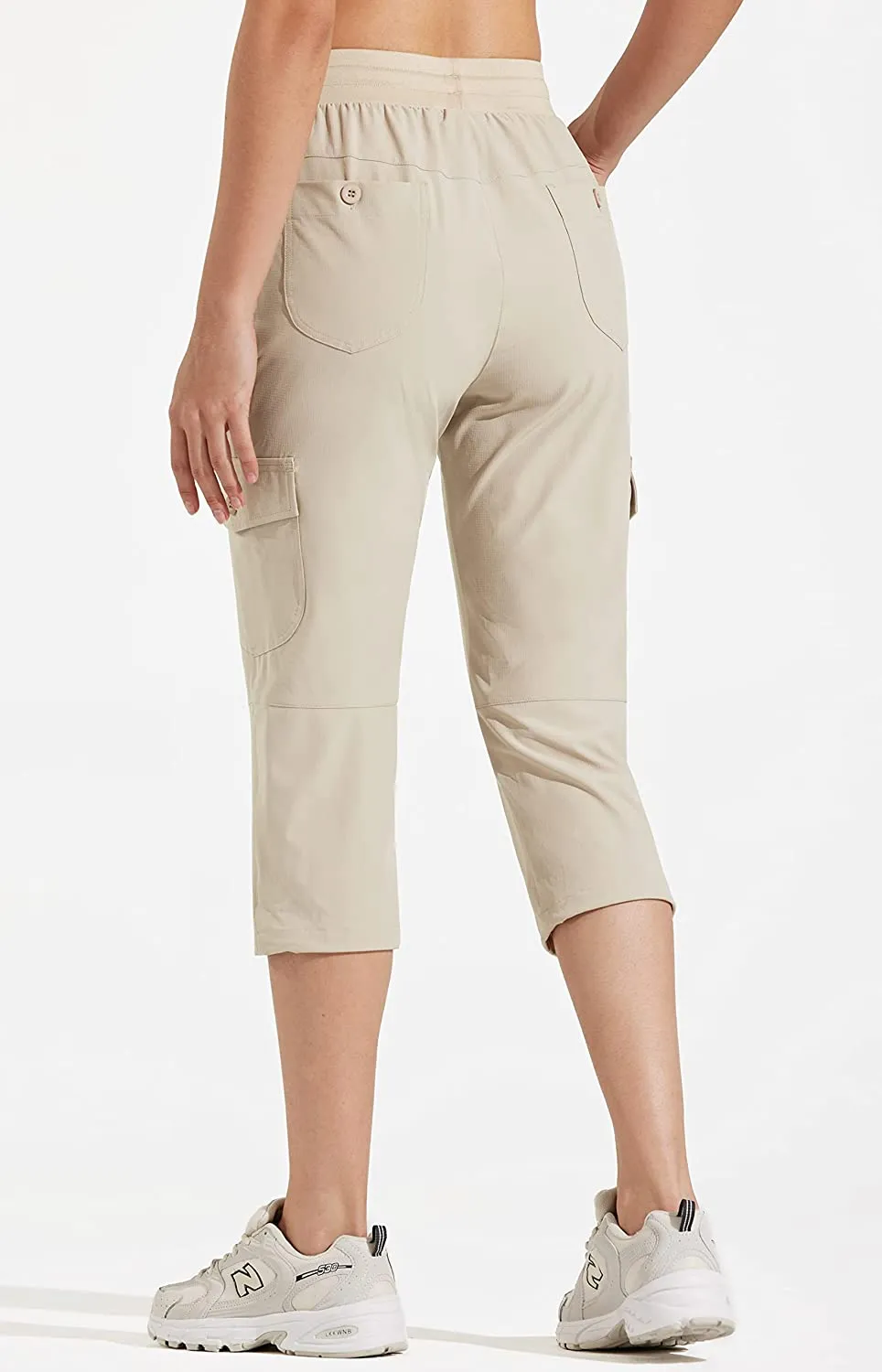FashionSierra - Hiking Cargo Joggers Pants Lightweight Quick Dry Capris Golf Pants