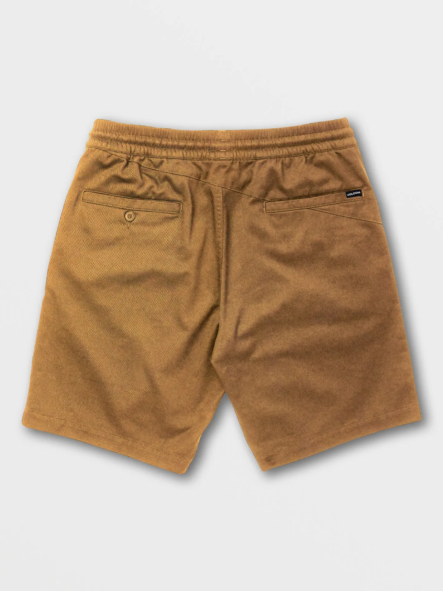 Frickin Elastic Waist Shorts - Dark Khaki