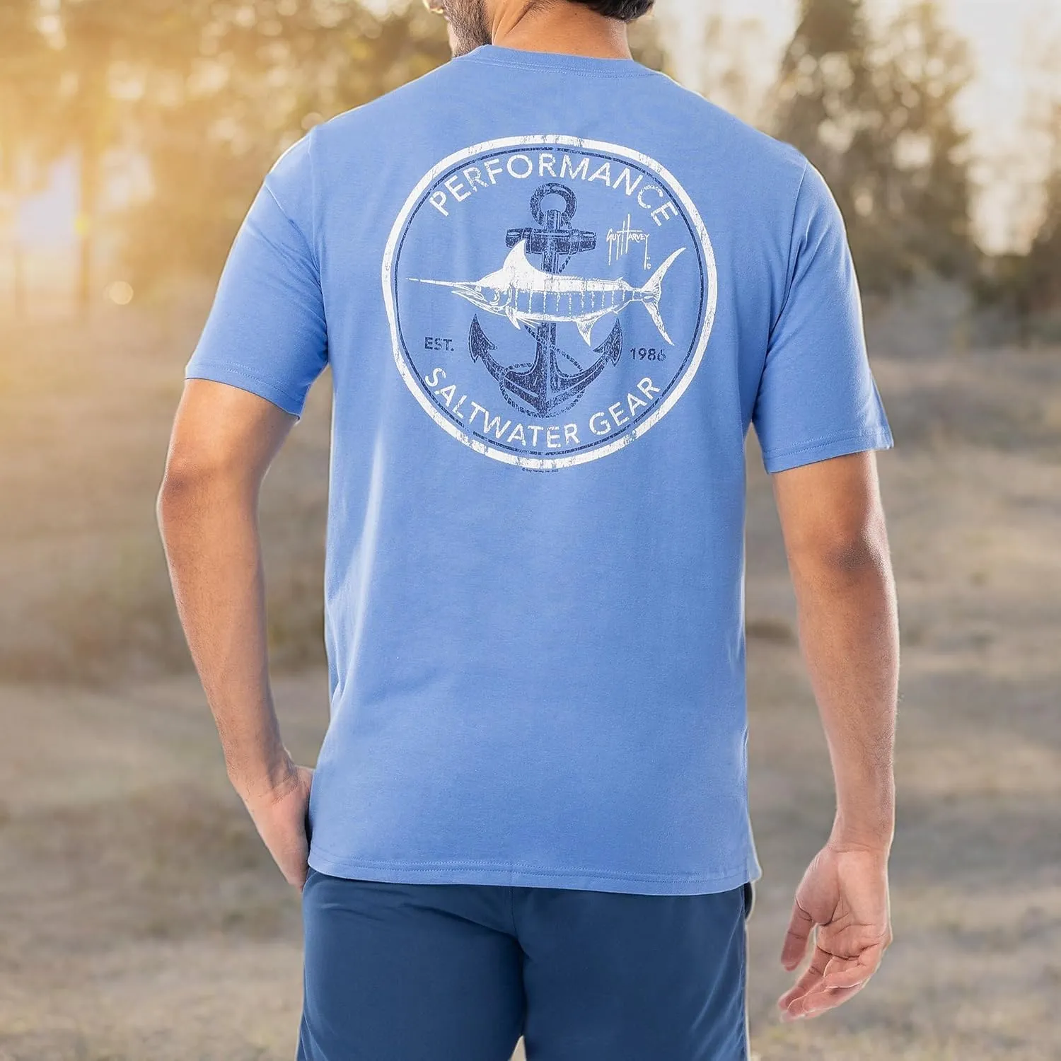 Guy Harvey Mens Threadcycled Short Sleeve T-Shirt
