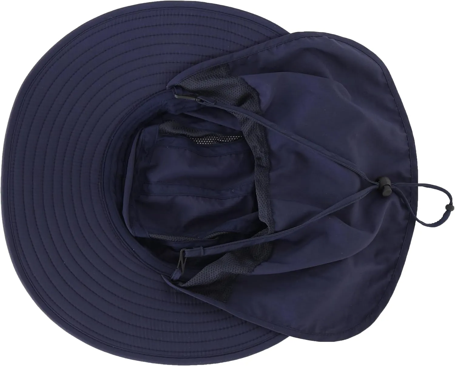 Home Prefer UPF 50  Mens Wide Brim Fishing Hat with Neck Flap Sun Hat for Men Women Sun Protection Cap