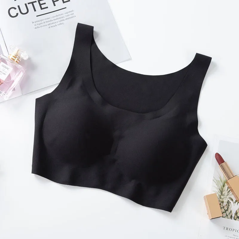 Ice Silk Breathable Wireless Tank Bra