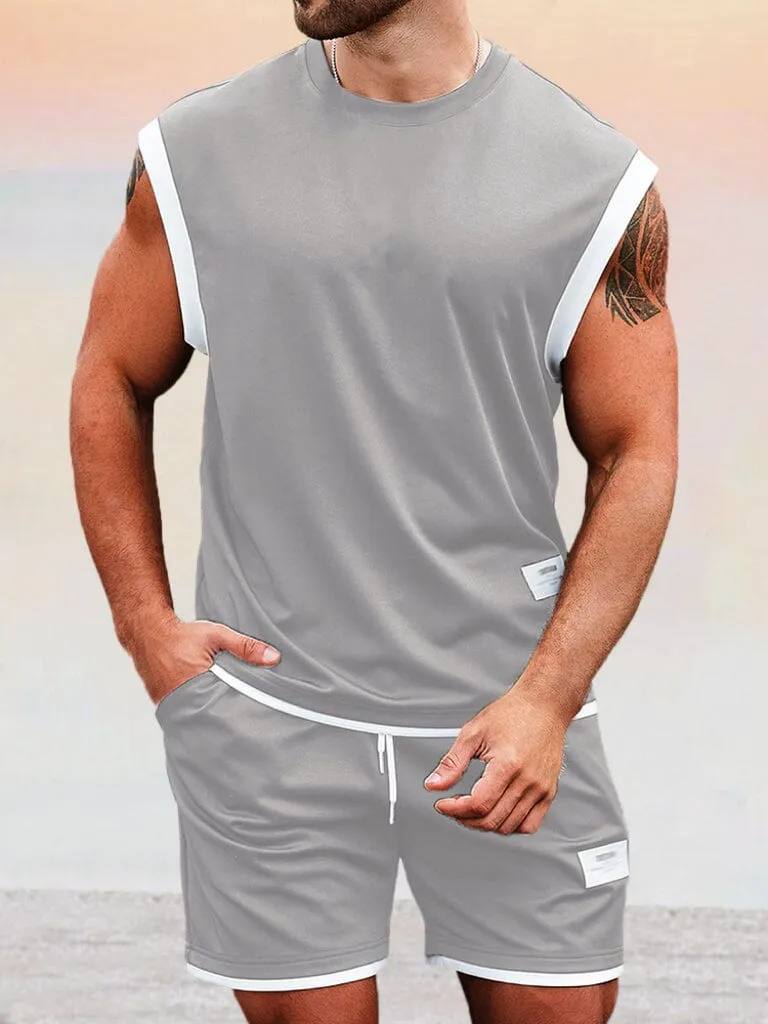 Loose Workout Tank Top Set