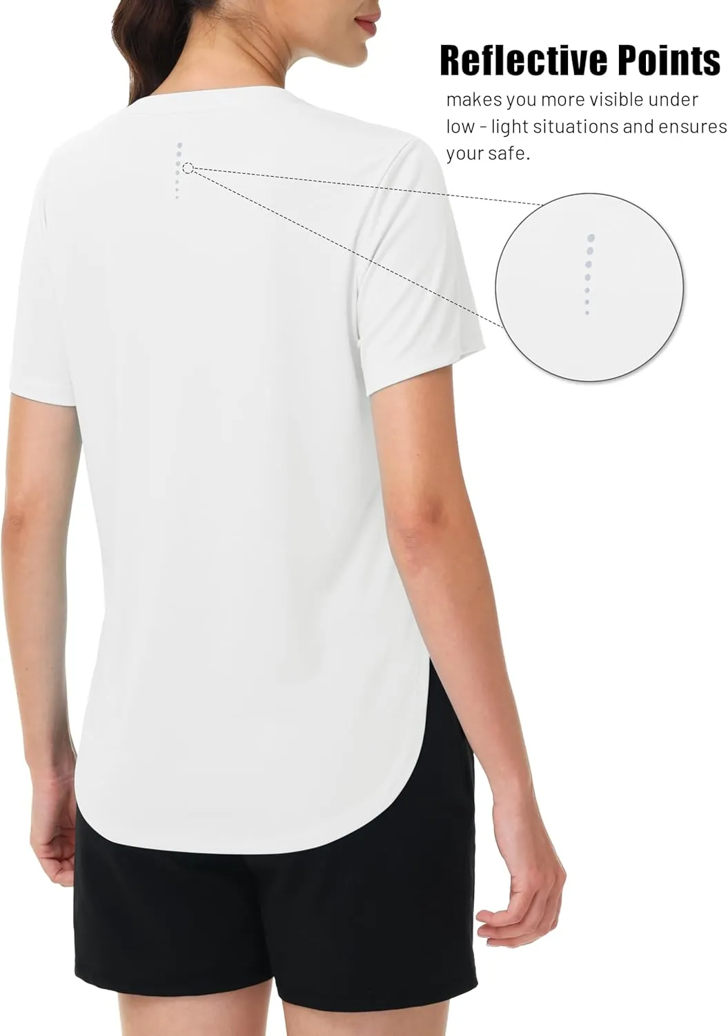 MAGCOMSEN Short Sleeve Workout Tops for Women UPF 50  Sun Protection Quick Dry Wicking T Shirt Yoga Athletic Running Gym