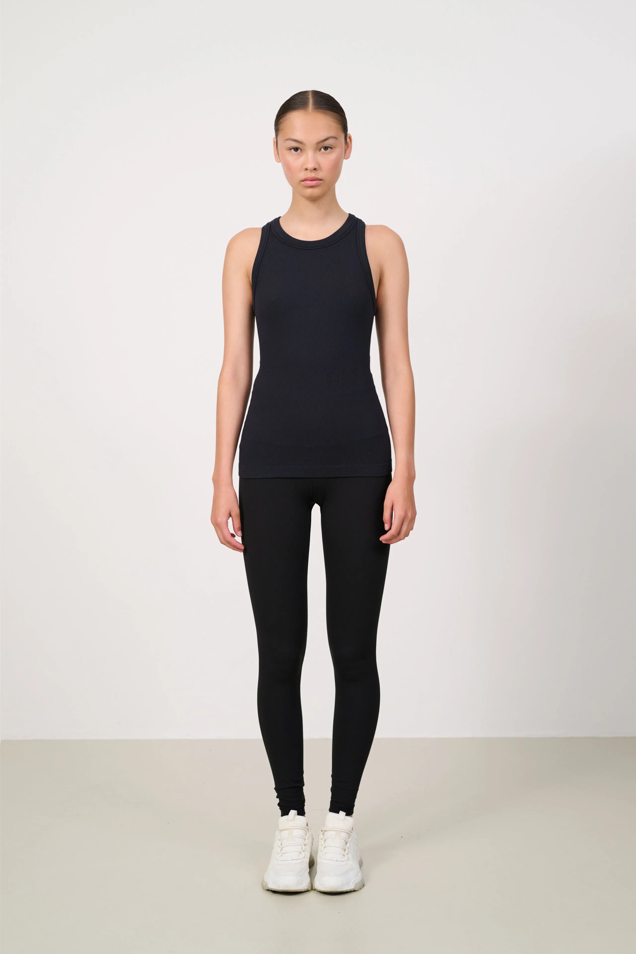 MAIA MicroModal soft rib tank - Black